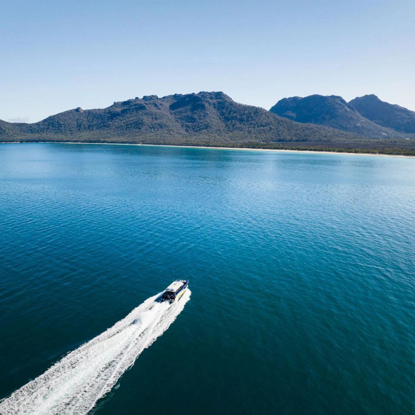 Pennicott Wilderness Journeys Freycinet Aqua Express One-Way Hazards Beach to Coles Bay