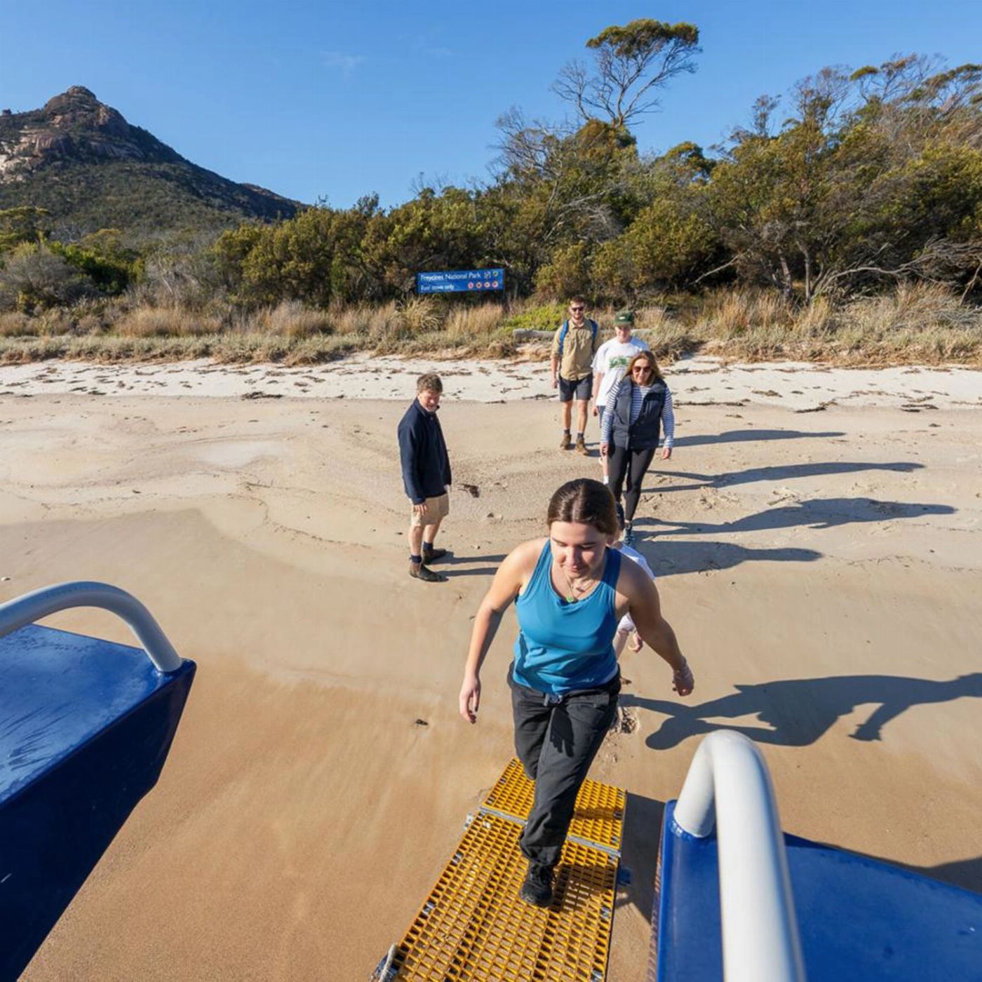 Pennicott Wilderness Journeys Freycinet Aqua Express One-Way Cooks Beach to Coles Bay