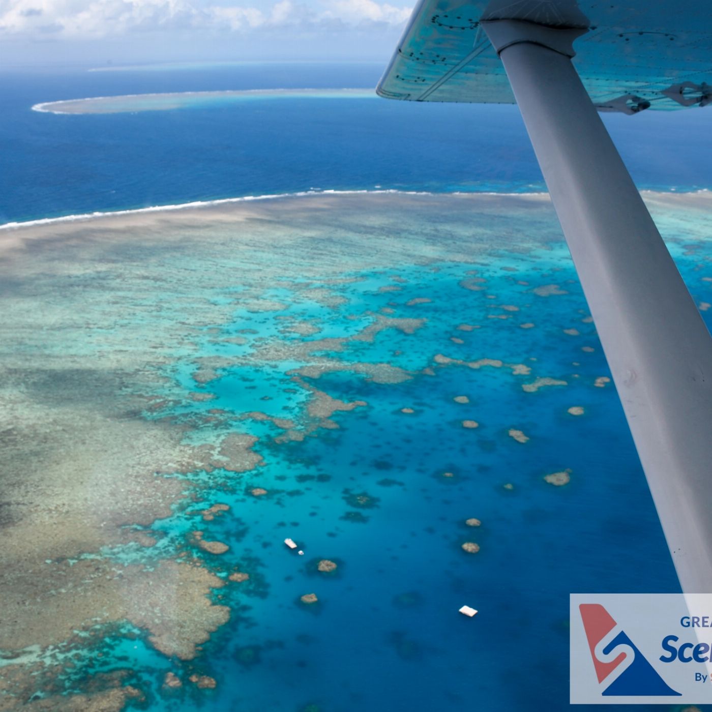 Great Barrier Reef Scenic Flights 40 Minutes Great Barrier Reef Scenic Flight with Pick Up / Drop Off