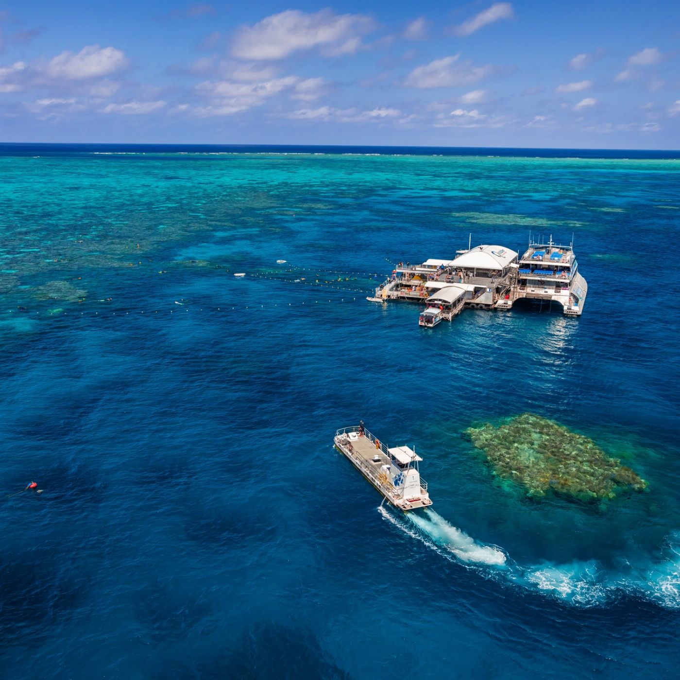 Quicksilver Cruises Quicksilver Agincourt Reef Pontoon Tour (+ 1 Helmet Diving)